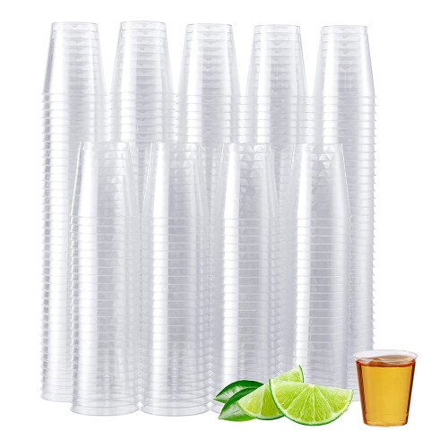 Plastic 5cl - 50ml - Shot Glass 100 pack